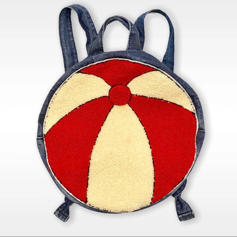 Zara Baby Beach Ball Denim Back Pack
